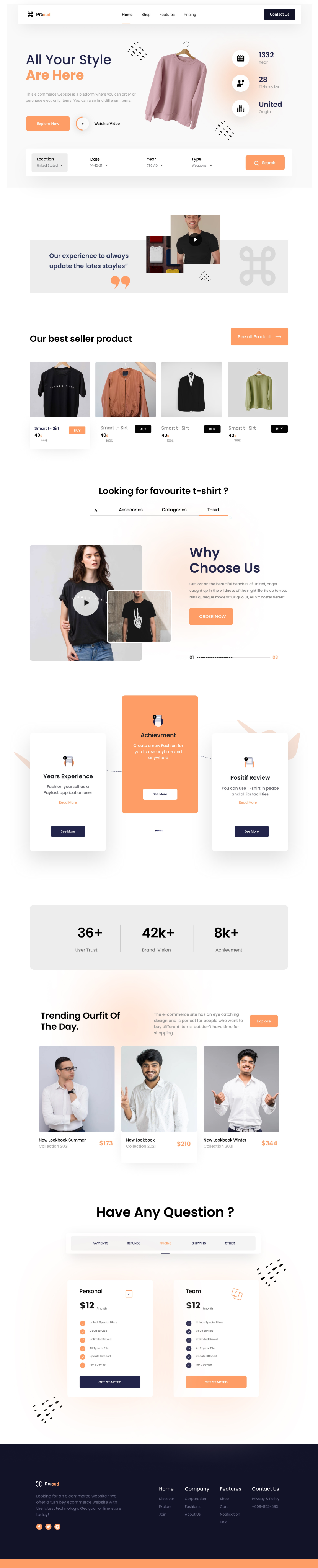 AirCalling Landing Page Design